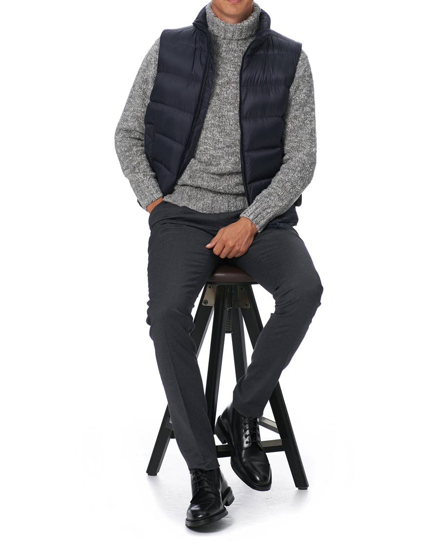 Heren | Jassen | Herno | Globe Down Puffer Gilet Navy 46