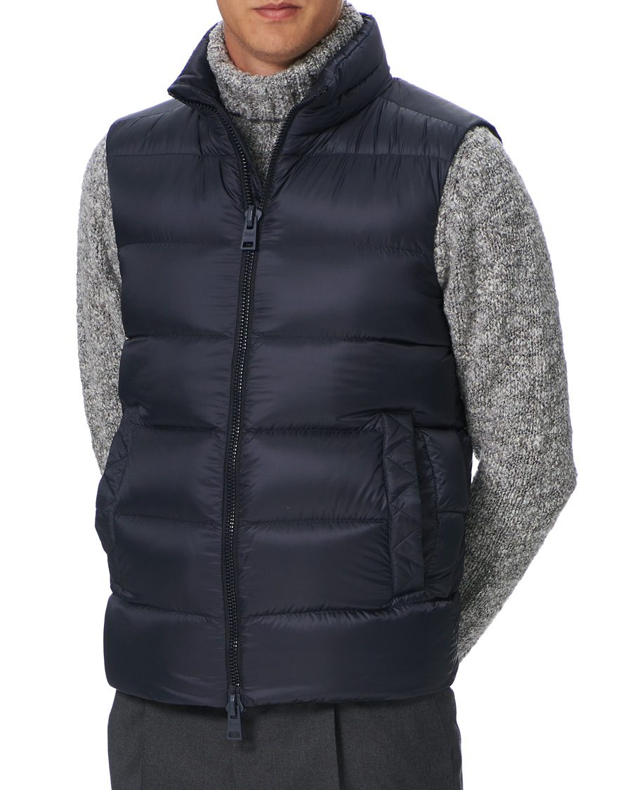 Heren | Jassen | Herno | Globe Down Puffer Gilet Navy 46