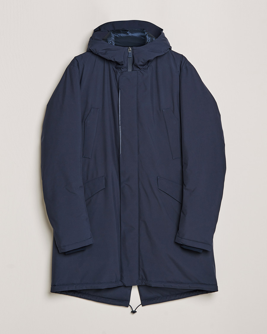 Heren | Jassen | Herno | Laminar Goretex Car Coat Navy