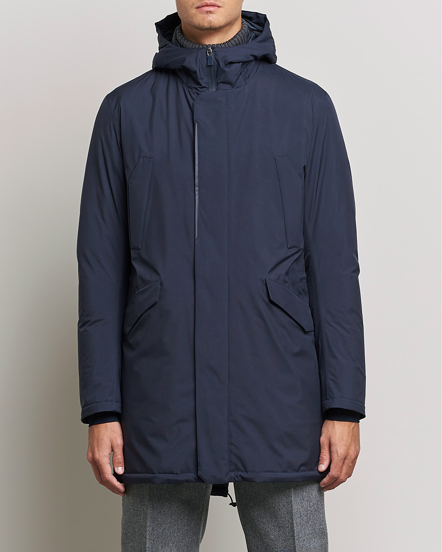 Heren | Jassen | Herno | Laminar Goretex Car Coat Navy
