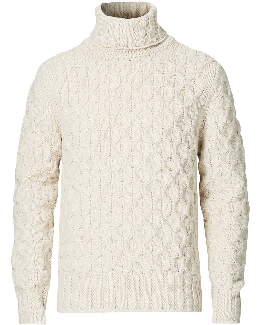 Heren | Truien | Morris Heritage | Heritage Vincenzo Rollneck White