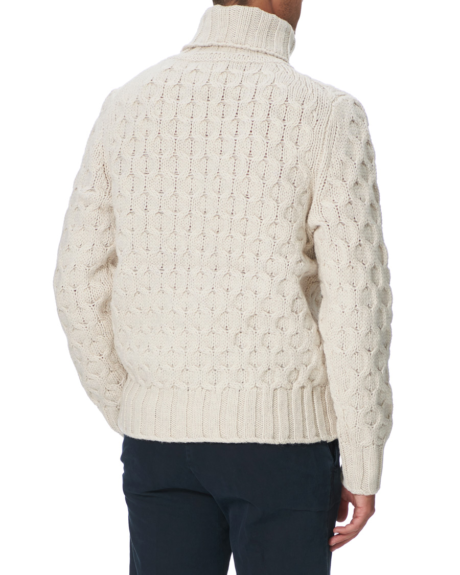 Heren | Truien | Morris Heritage | Heritage Vincenzo Rollneck White