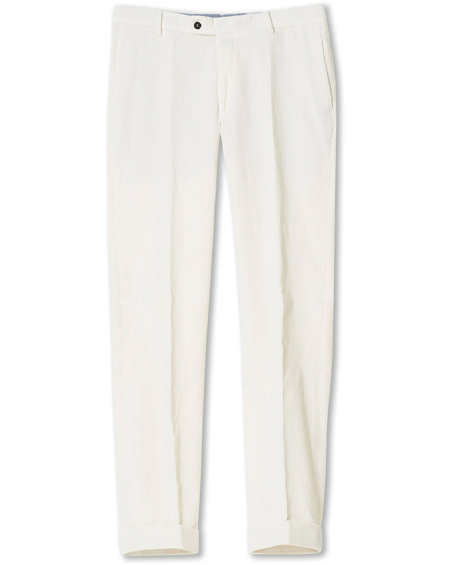 Heren | Broeken | Morris Heritage | Jack Corduroy Trousers Off White