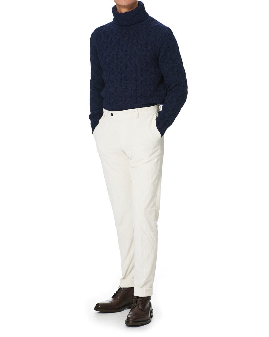 Heren | Broeken | Morris Heritage | Jack Corduroy Trousers Off White