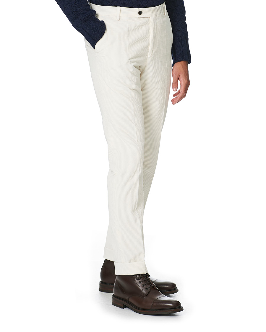 Heren | Broeken | Morris Heritage | Jack Corduroy Trousers Off White