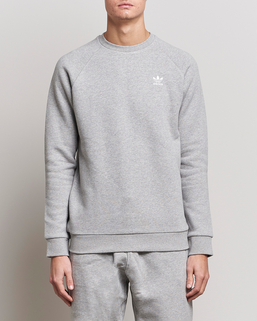 Heren | Truien | adidas Originals | Essential Trefoil Sweatshirt Grey