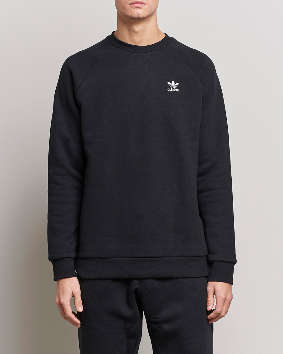 Heren | Truien | adidas Originals | Essential Trefoil Sweatshirt Black