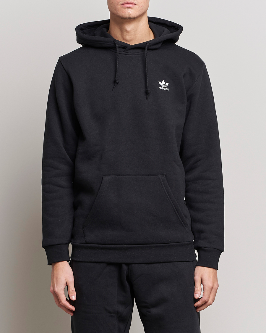 Heren | Truien | adidas Originals | Essential Trefoil Hoodie Black