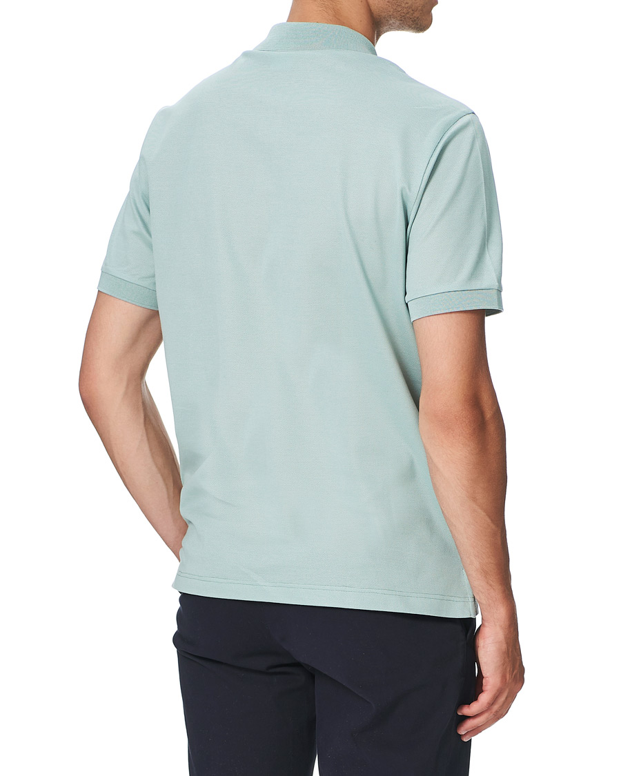 Heren | Polo's | Brioni | Contrast Placket Polo Piquet Aqua