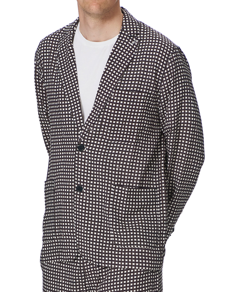 Heren | Overhemden | CDLP | Pool Jacket Navy Print