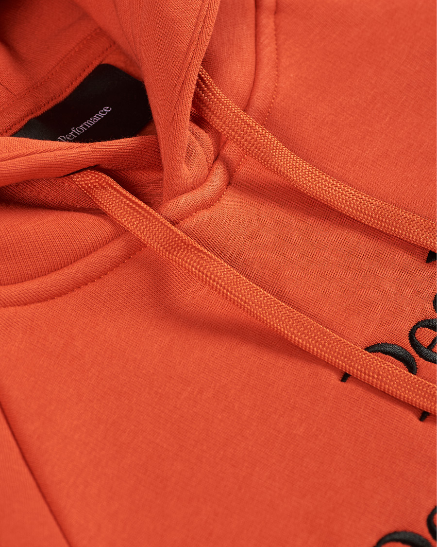 Heren | Truien | Peak Performance | Original Logo Hoodie Orange