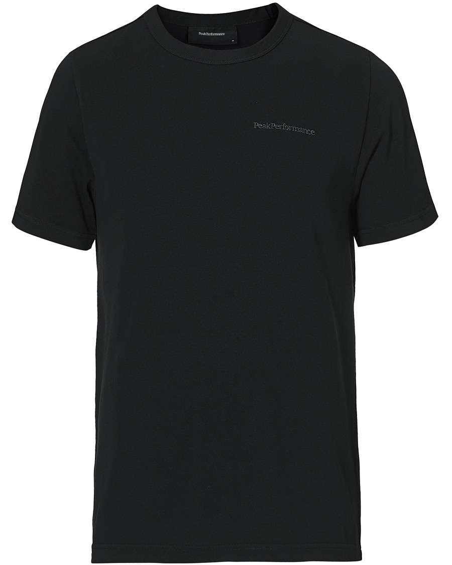 Heren | T-shirts | Peak Performance | Moment Organic Cotton Tee Black