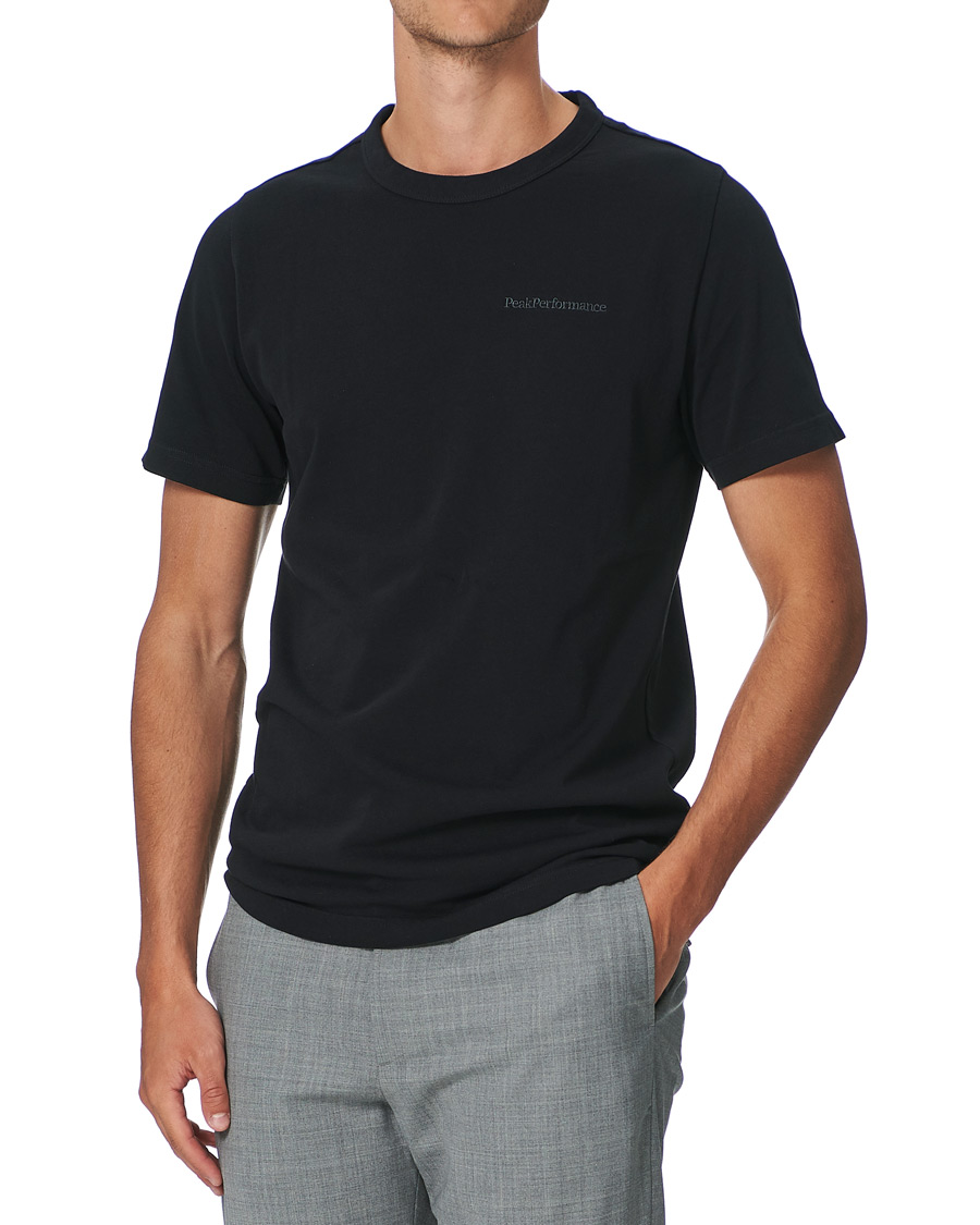 Heren | T-shirts | Peak Performance | Moment Organic Cotton Tee Black