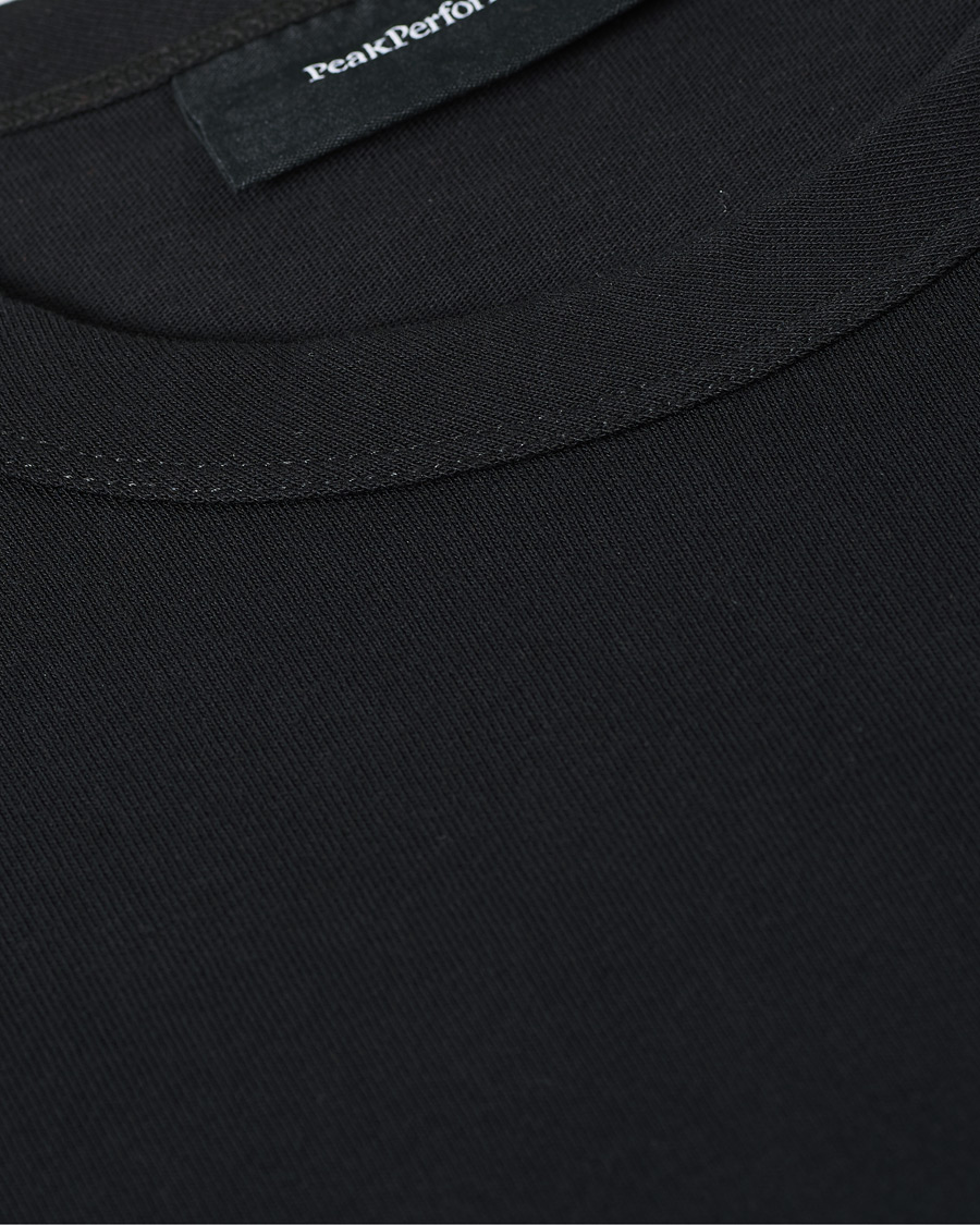Heren | T-shirts | Peak Performance | Moment Organic Cotton Tee Black
