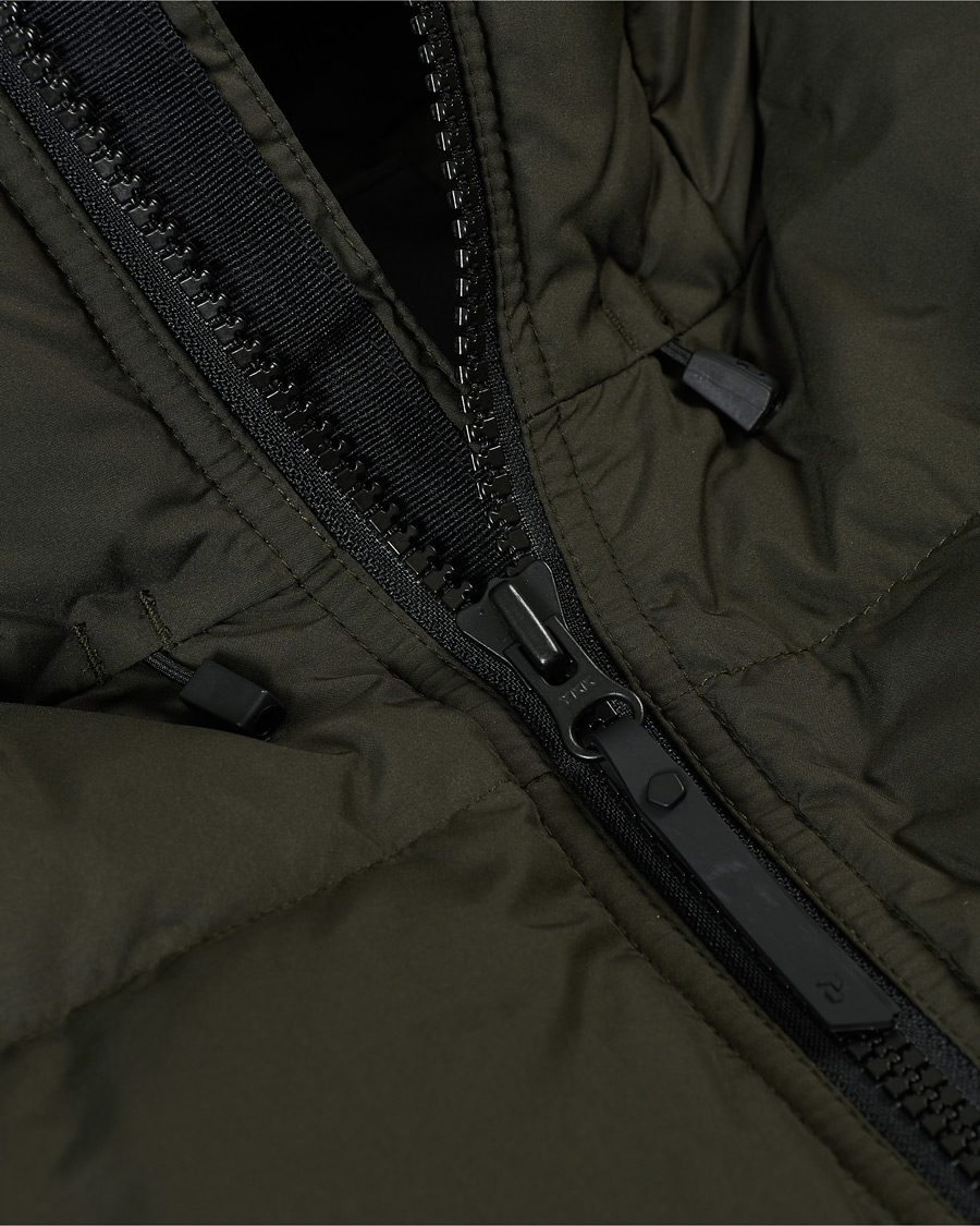 Heren | Jassen | Peak Performance | Rivel Down Hooded Jacket Olive Extreme