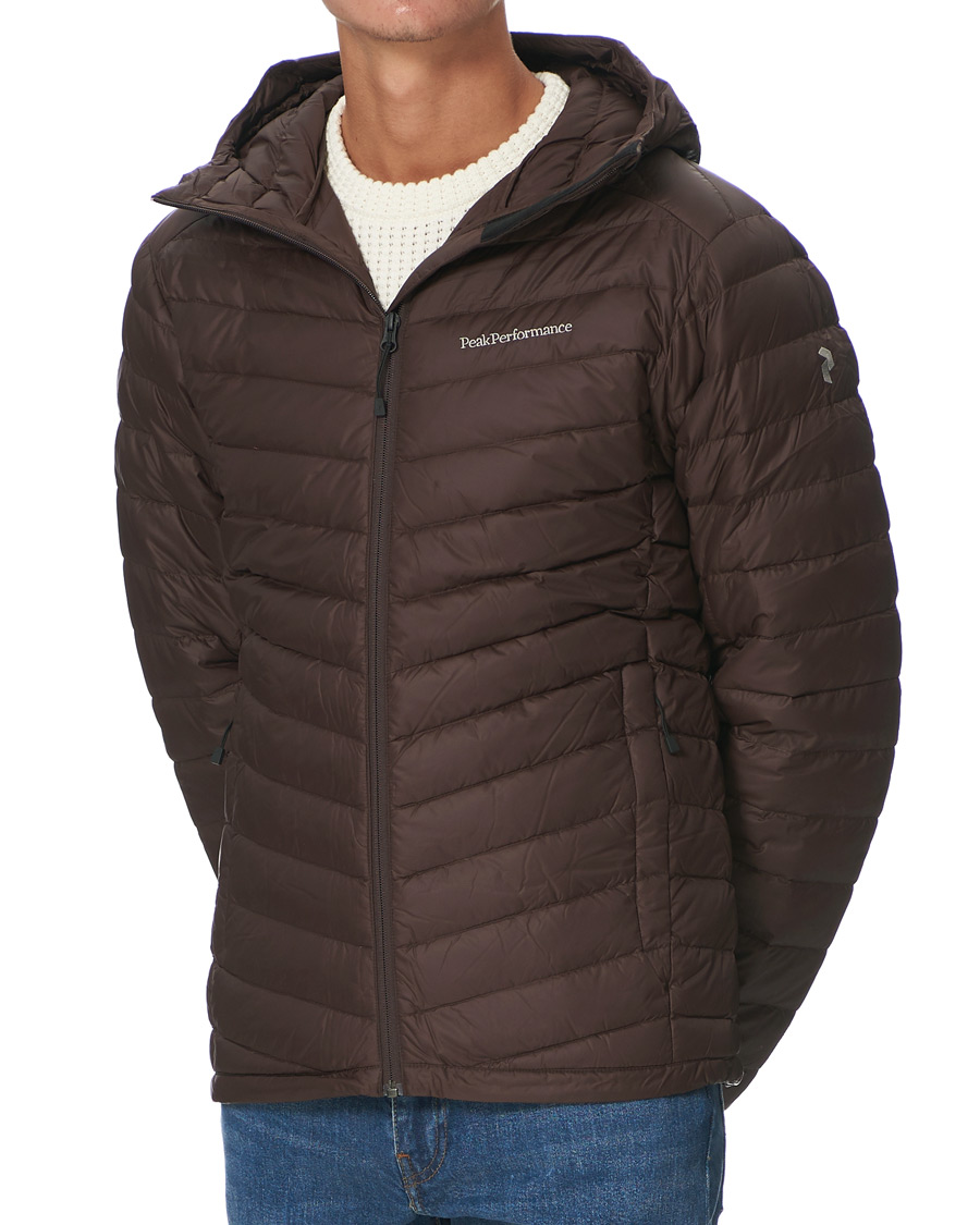 Heren | Jassen | Peak Performance | Frost Liner Down Hooded Jacket Ridge Rock