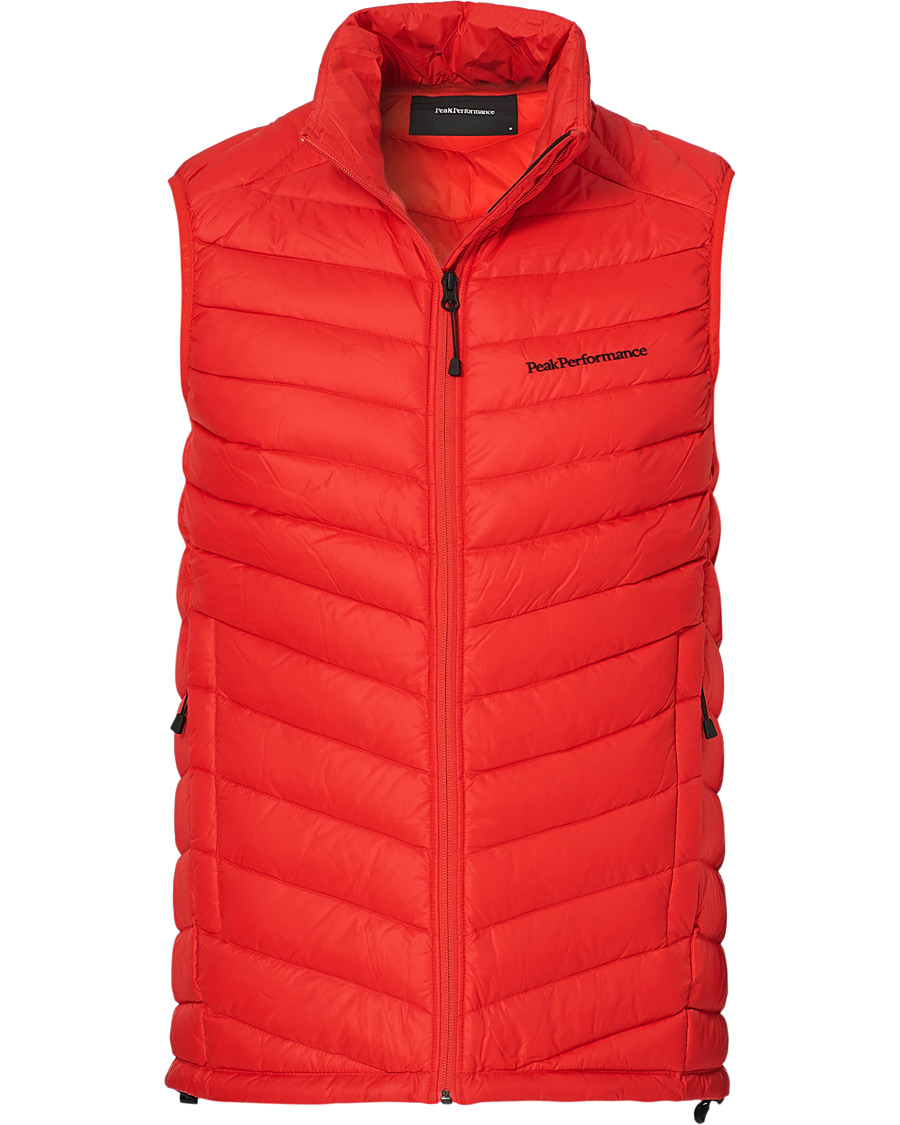 Heren | Jassen | Peak Performance | Frost Down Vest Racing Red