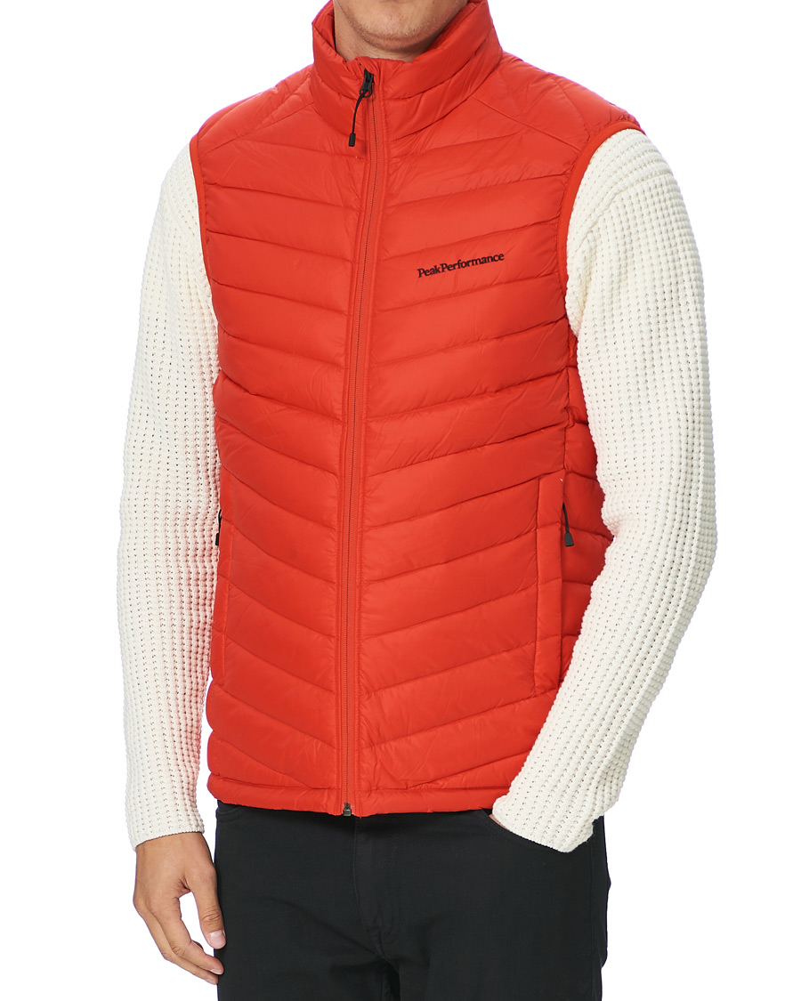 Heren | Jassen | Peak Performance | Frost Down Vest Racing Red