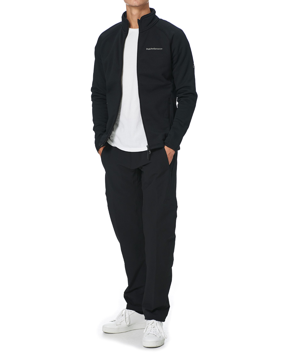 Heren | Truien | Peak Performance | Chill Full Zip Jacket Black