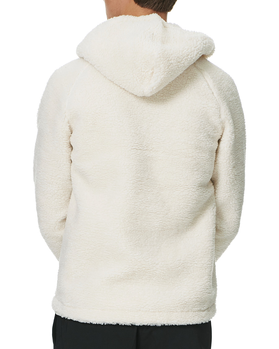 Heren | Truien | Peak Performance | Original Pile Zip Hood Off white