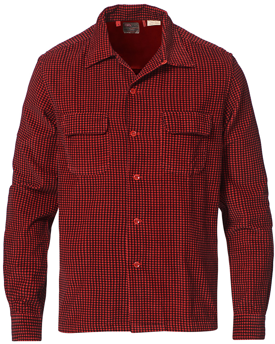 Heren | Overhemden | Levi's Vintage Clothing | Deluxe Check Shirt Dogtooth Red