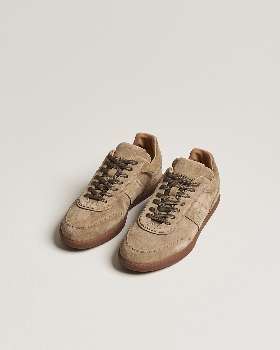Heren | Tod's Cassetta Leggera Sneaker Beige Suede | Tod's | Cassetta Leggera Sneaker Beige Suede