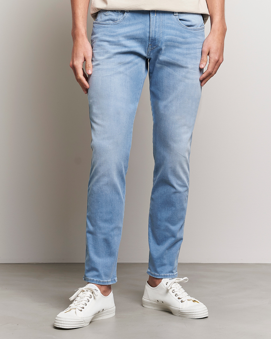 Heren | Jeans | Replay | Anbass Hyperflex X-Lite Jeans Light Blue