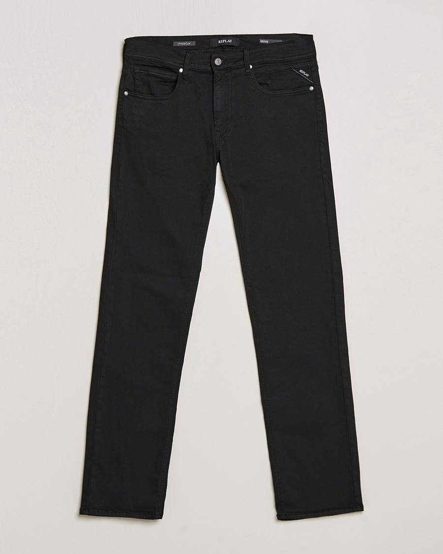 Heren | Jeans | Replay | Grover Hyperflex Jeans Black