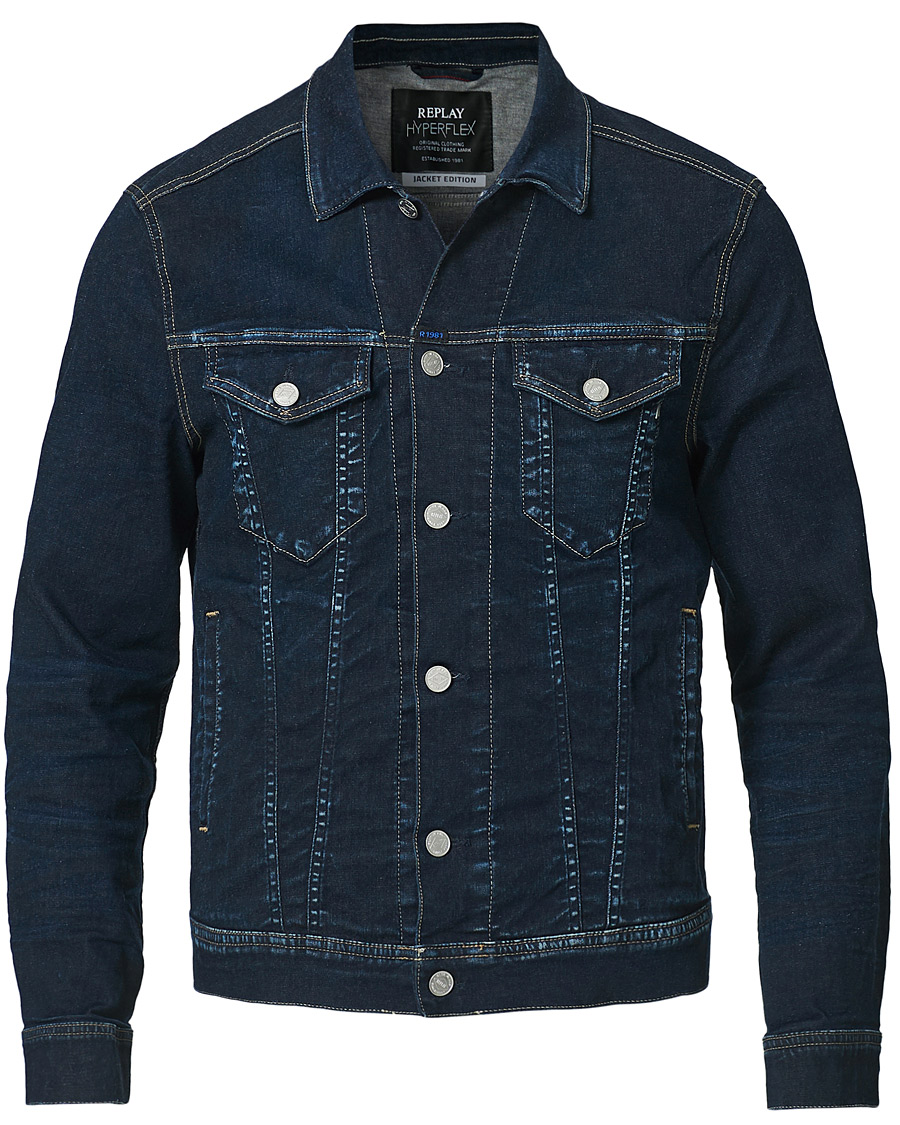 Heren | Jassen | Replay | Denim Jacket Dark Blue