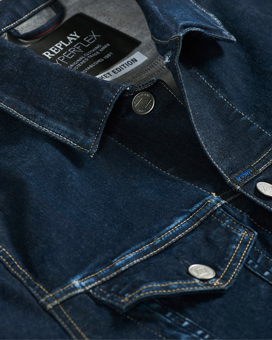 Heren | Jassen | Replay | Denim Jacket Dark Blue