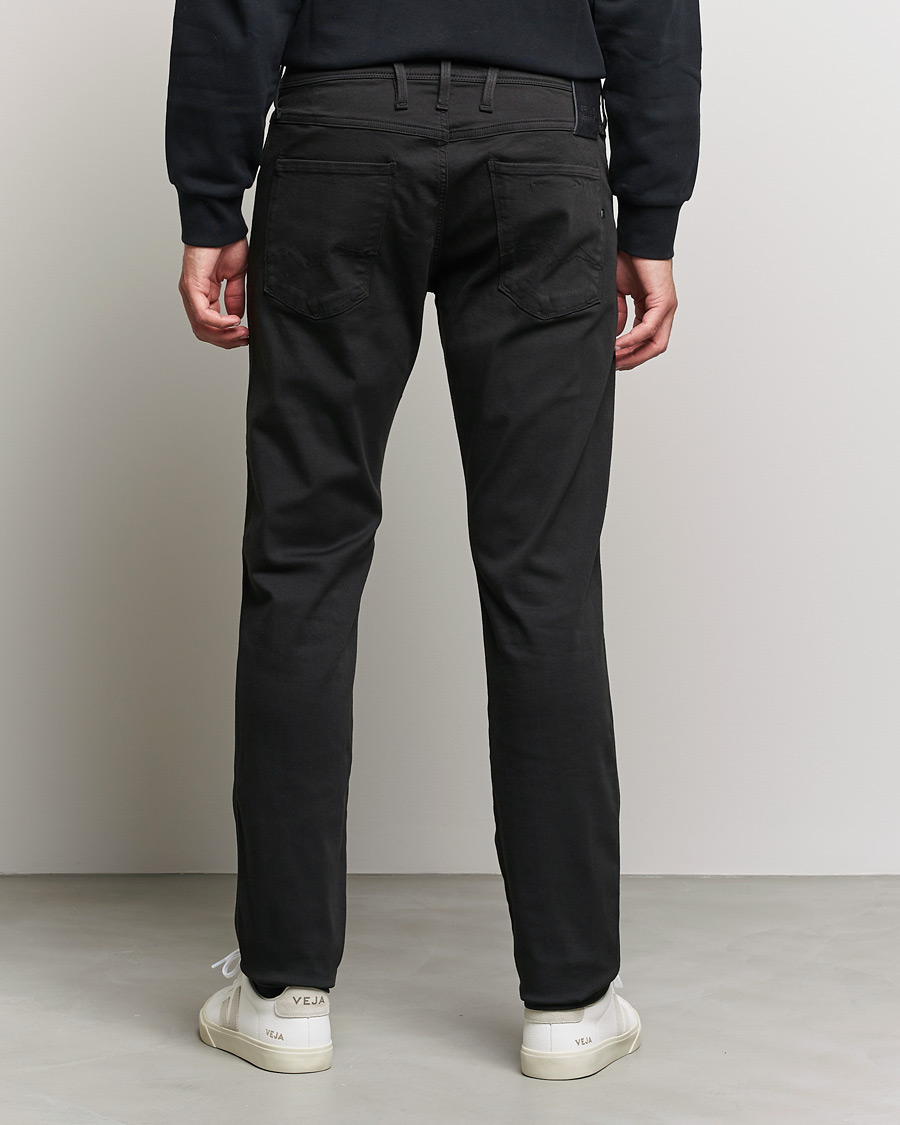 Heren | Broeken | Replay | Anbass Hyperflex X.Lite 5-Pocket Pants Black