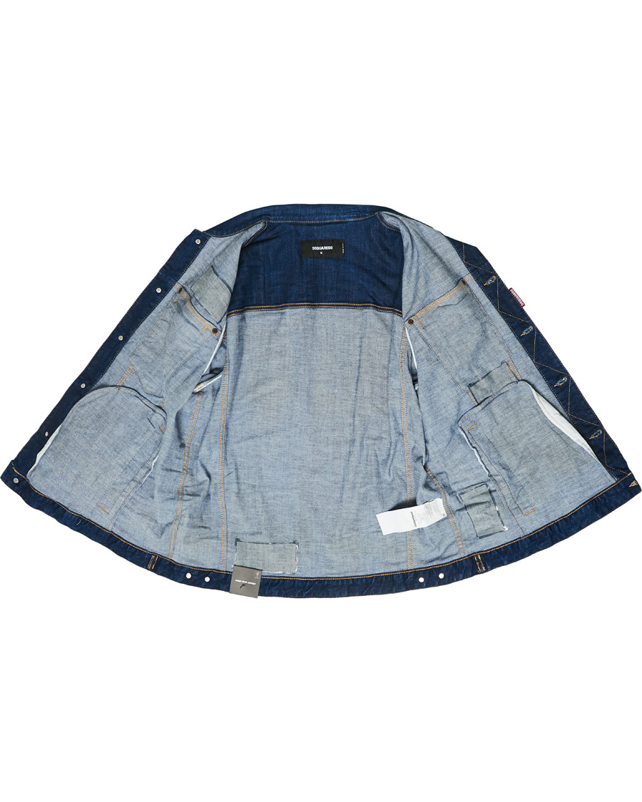 Heren | Jassen | Dsquared2 | Ripped Denim Jacket Indigo