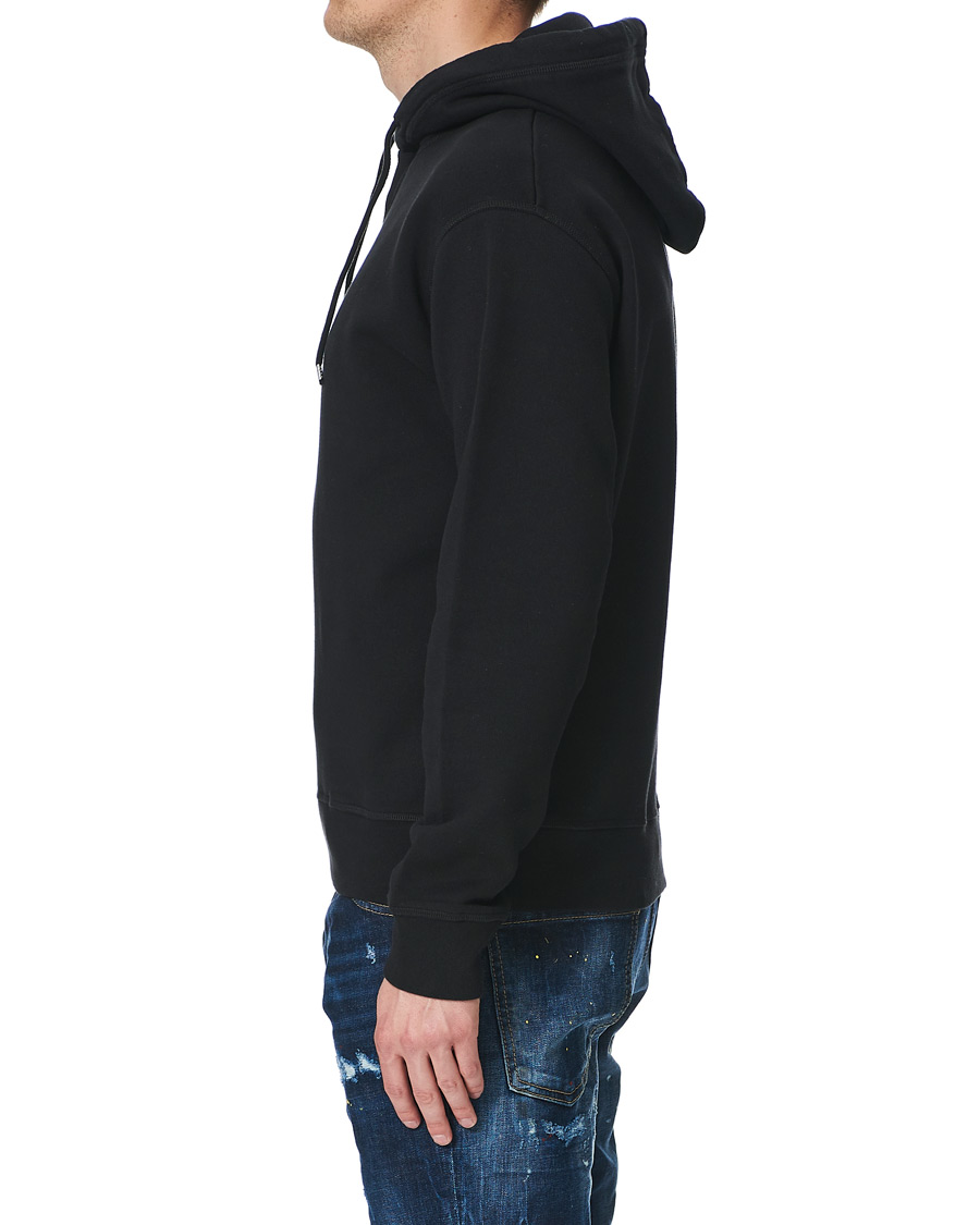 Heren | Truien | Dsquared2 | Mini D2 Leaf Hoodie Black