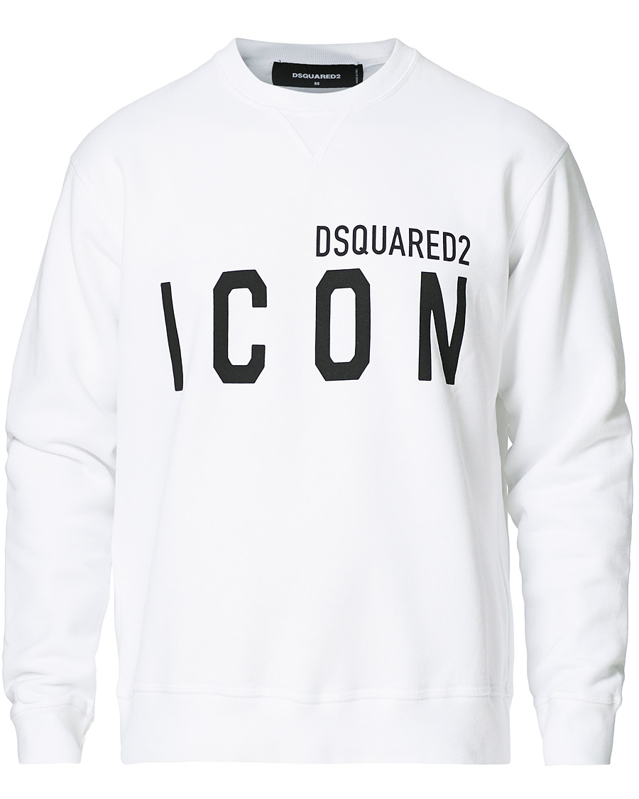 Heren | Truien | Dsquared2 | Icon Logo Sweatshirt White