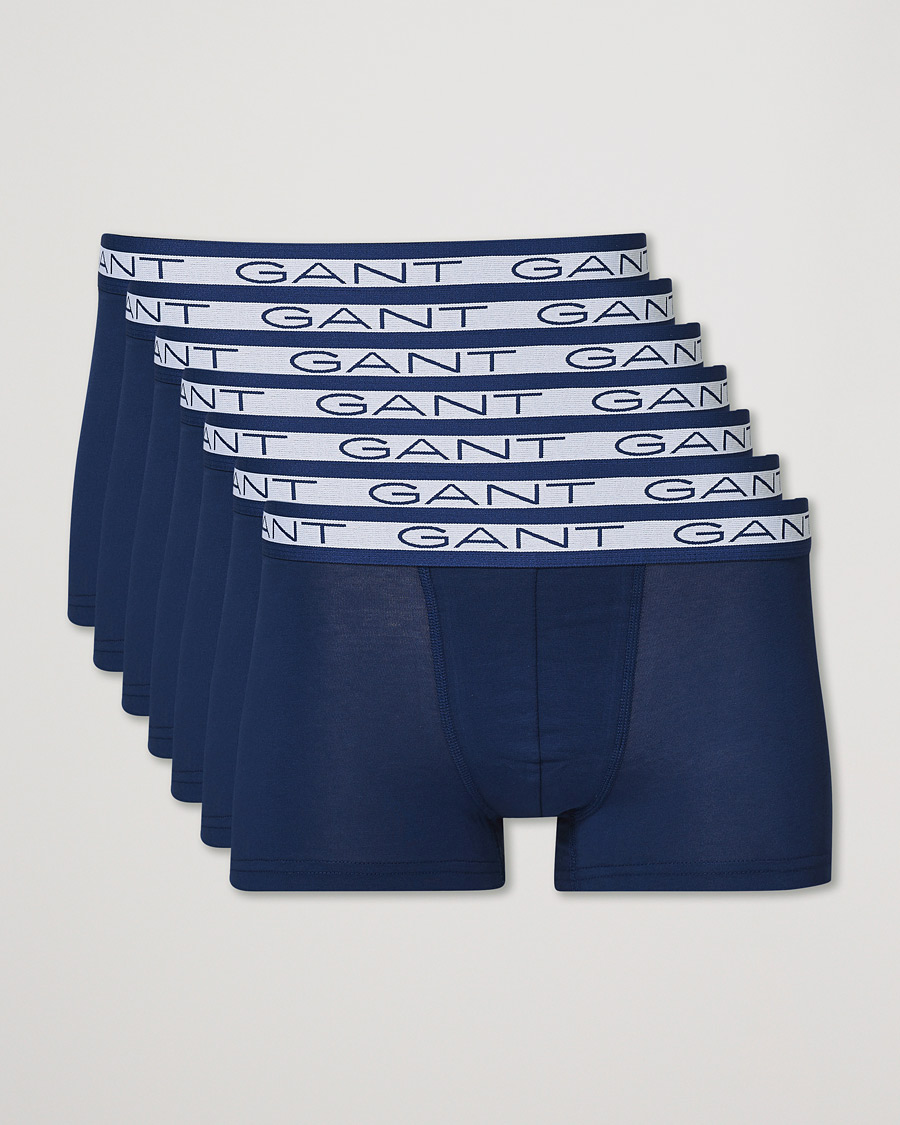 Heren | Ondergoed | GANT | 7-Pack Trunks Navy