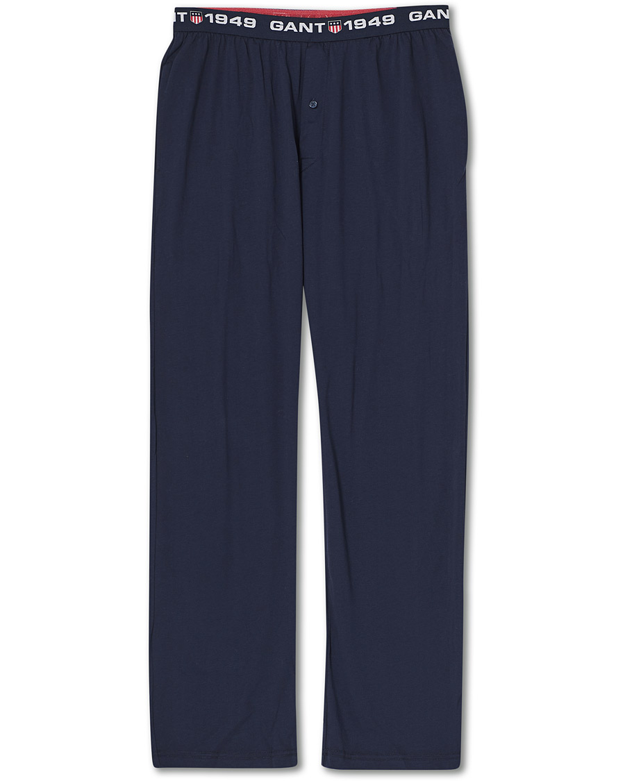 Heren | Broeken | GANT | Retro Shield Jersey Pants Evening Blue