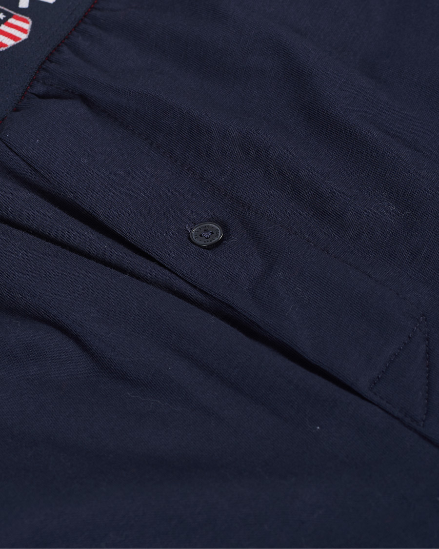 Heren | Broeken | GANT | Retro Shield Jersey Pants Evening Blue