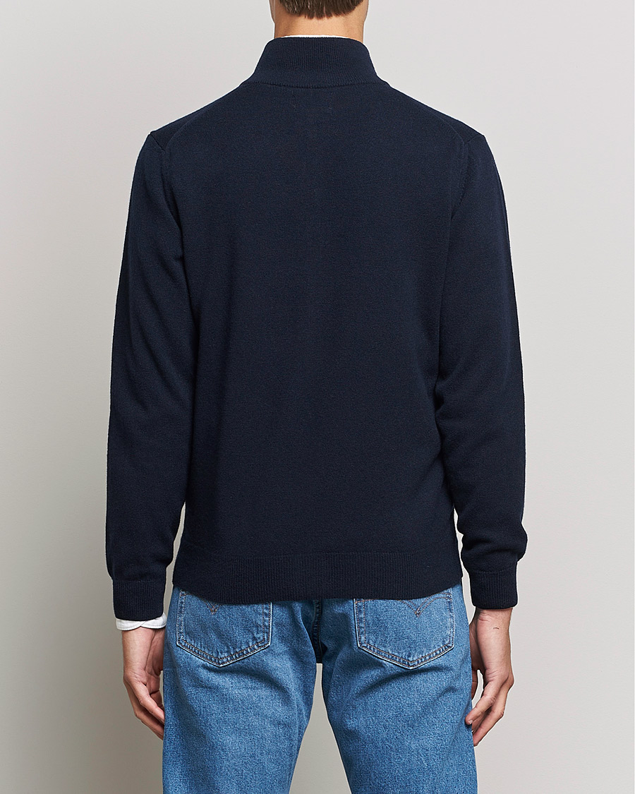 Heren | Truien | GANT | Lambswool Full Zip Marine