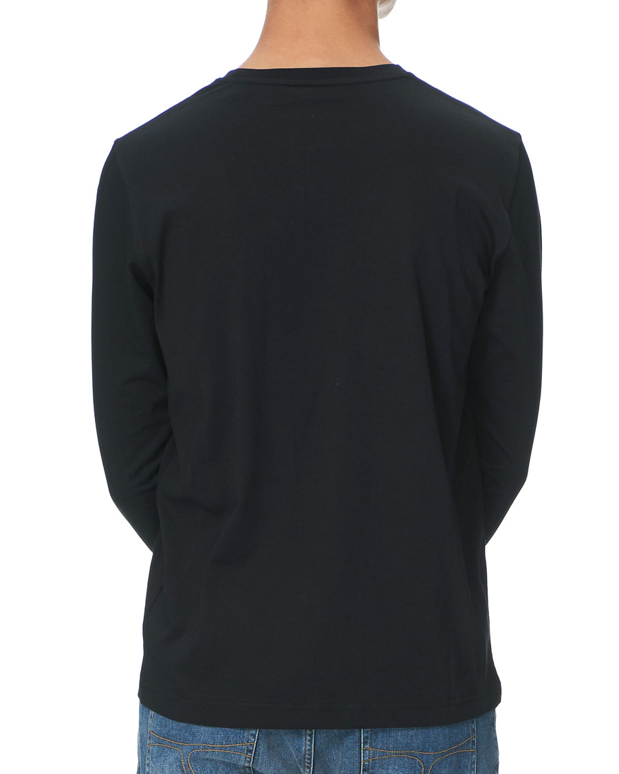 Heren | T-shirts | GANT | Medium Archive Shield Long Sleeve Tee Black