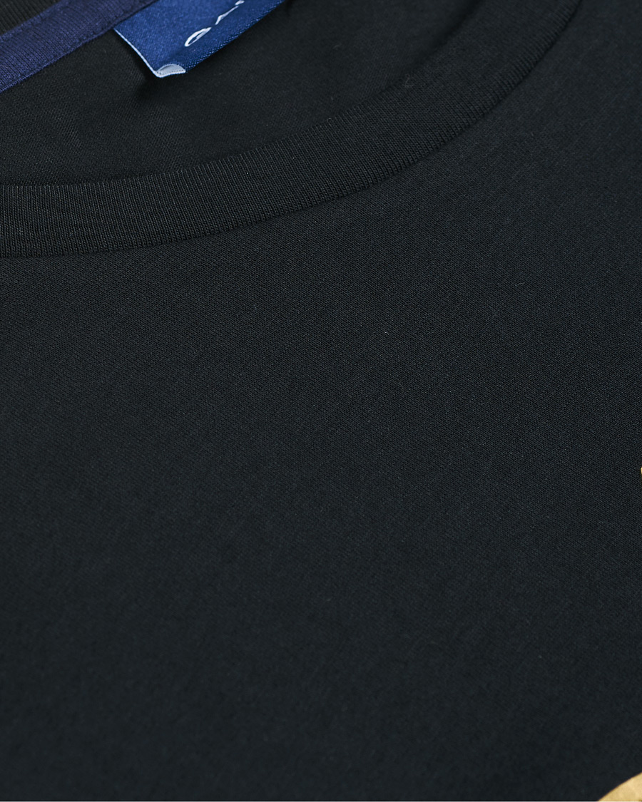 Heren | T-shirts | GANT | Medium Archive Shield Long Sleeve Tee Black