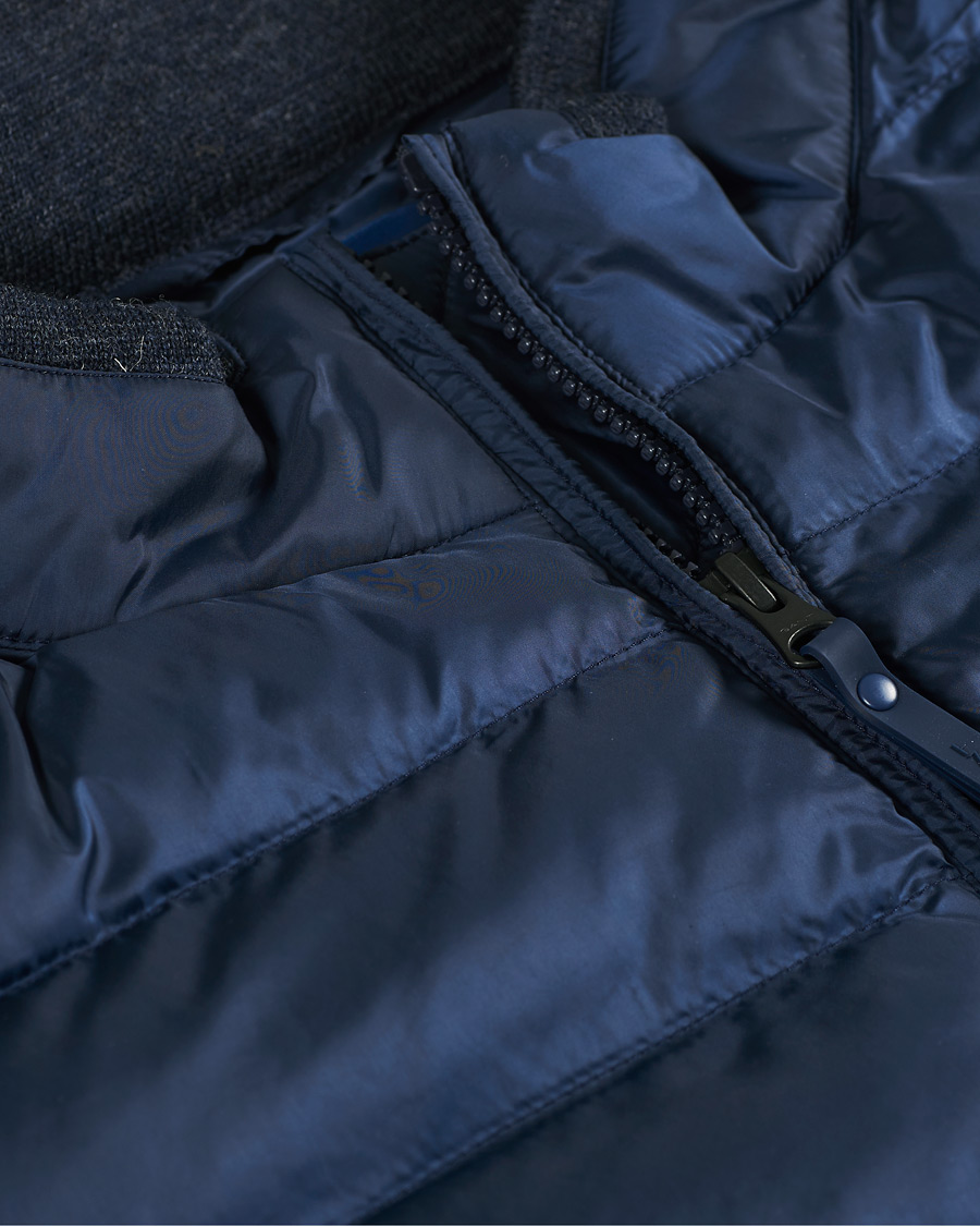 Heren | Jassen | GANT | Hybrid Down Jacket Evening Blue