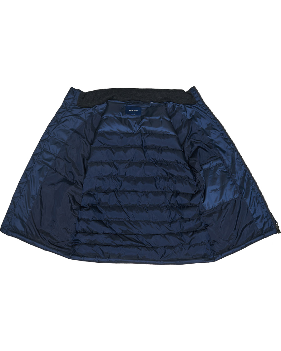 Heren | Jassen | GANT | Hybrid Down Jacket Evening Blue