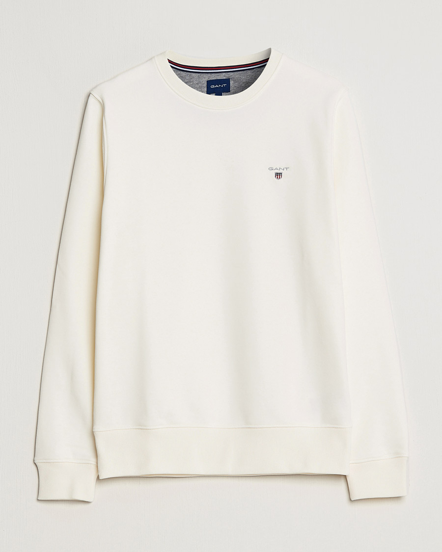 Heren | Truien | GANT | Original Shield Logo Crew Neck Sweatshirt Eggshell