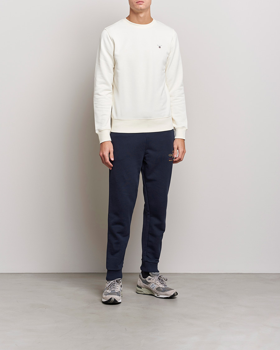 Heren | Truien | GANT | Original Shield Logo Crew Neck Sweatshirt Eggshell