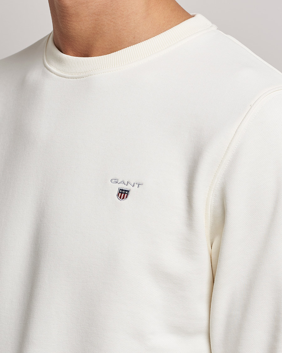 Heren | Truien | GANT | Original Shield Logo Crew Neck Sweatshirt Eggshell