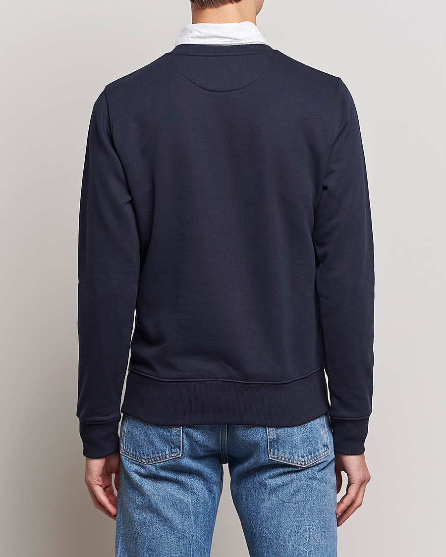Heren | Truien | GANT | Original Shield Logo Crew Neck Sweatshirt Evening Blue