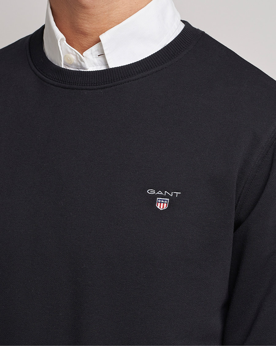 Heren | Truien | GANT | Original Shield Logo Crew Neck Sweatshirt Black