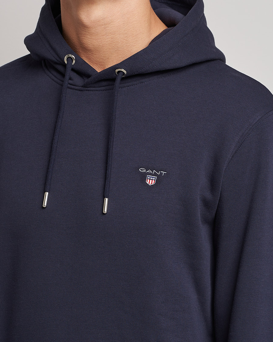 Heren | Truien | GANT | Original Shield Logo Hoodie Evening Blue