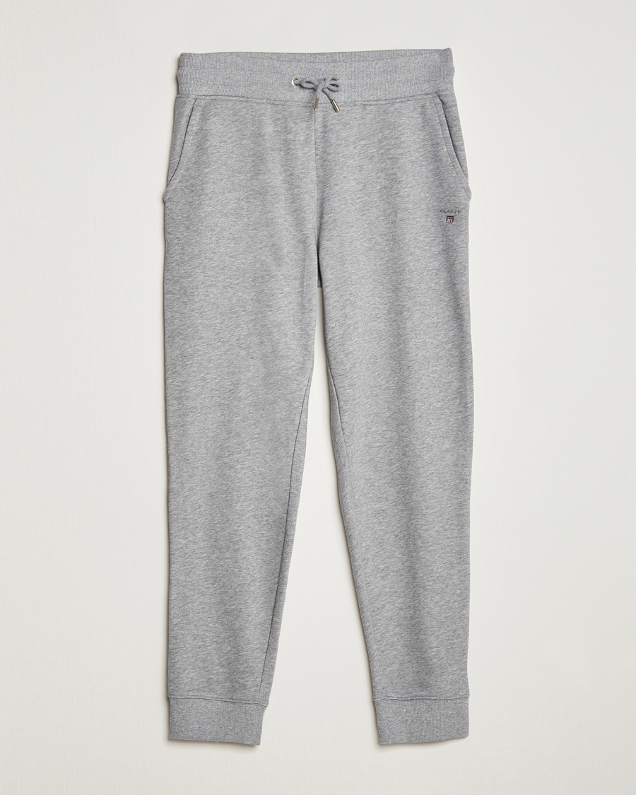 Heren | Broeken | Gant | Original Sweatpants Grey Melange