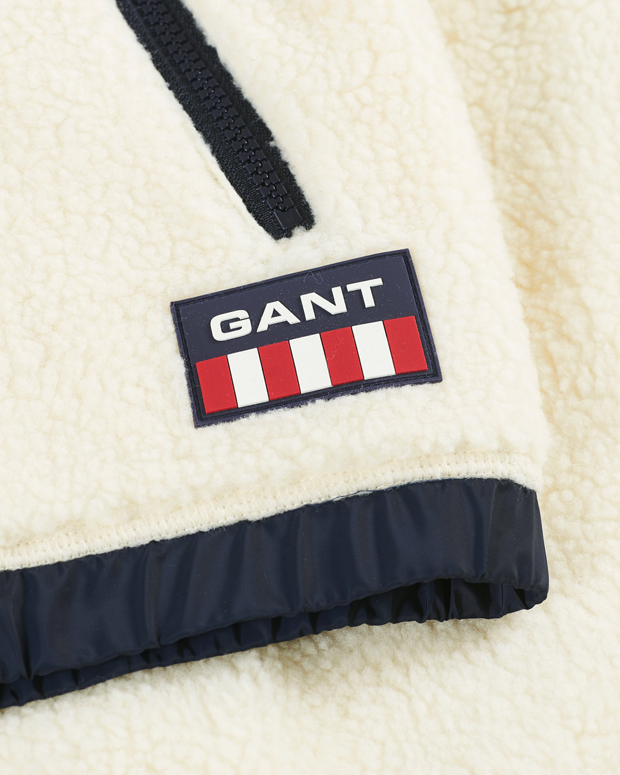 Heren | Jassen | GANT | Sherpa Fleece Vest Off White